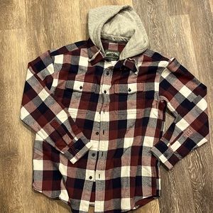 Flannel with a hood